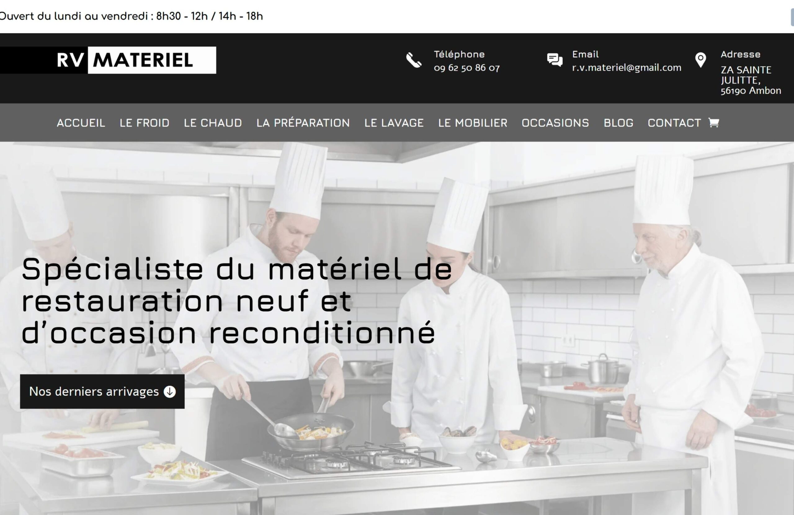 Spécialiste du matériel de restauration neuf et d’occasion reconditionné