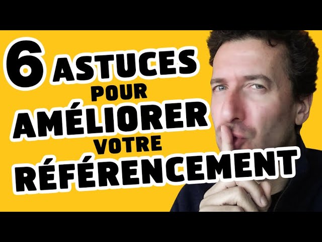 découvrez nos meilleures astuces de référencement pour améliorer votre visibilité en ligne, attirer un trafic ciblé et optimiser le positionnement de votre site sur les moteurs de recherche. boostez votre stratégie seo dès aujourd'hui !