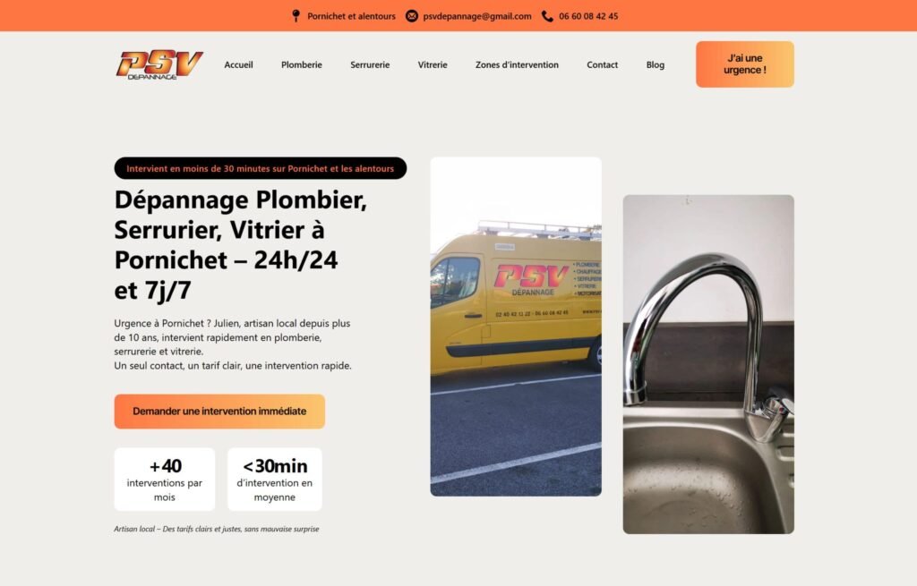 PSV dépannage pornichet