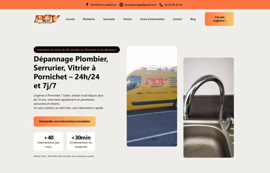 PSV dépannage pornichet