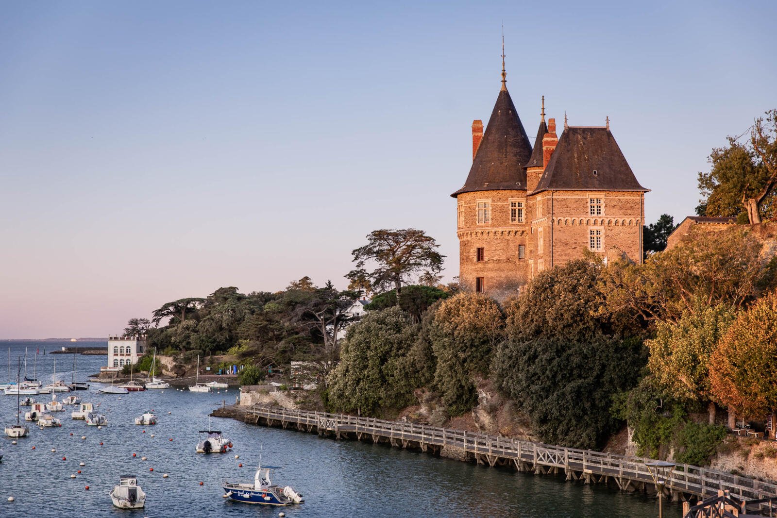 Le château et le port de Pornic, en Loire-Atlantique