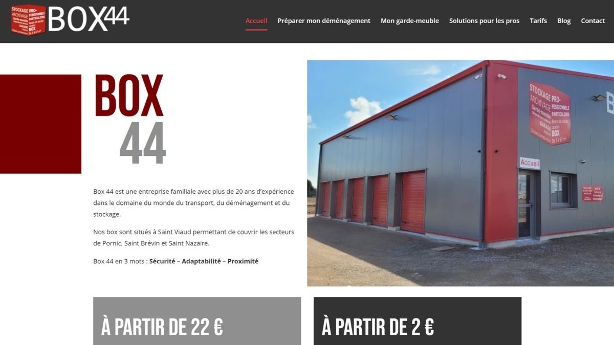 Box 44 · Location de box · Saint-Viaud