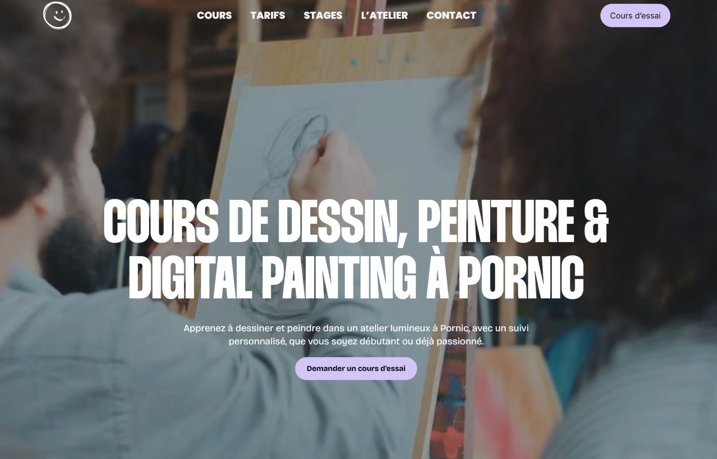 Exemple de site vitrine créé pour une entreprise de Loire-Atlantique