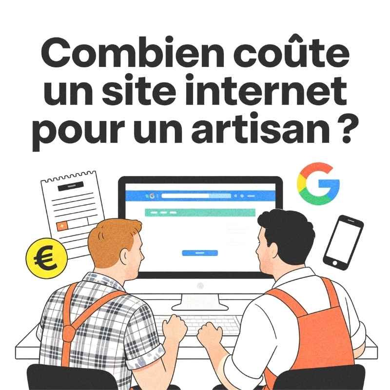 Combien coûte un site internet pour artisan ? Prix réels et budget en 2026